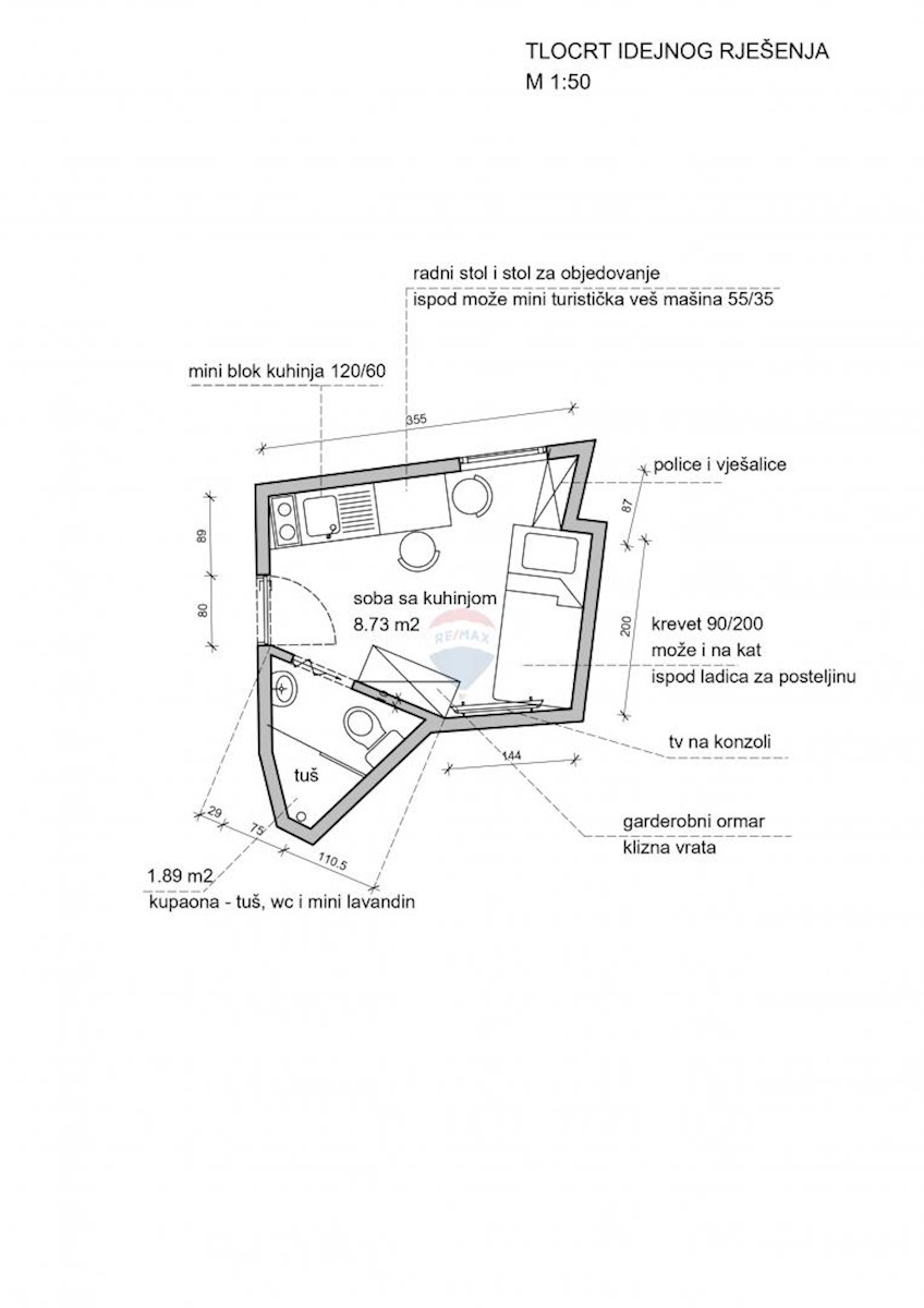 Appartamento Rovinj, 10,50m2