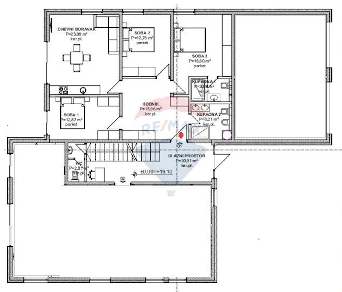 Appartamento Banjole, Medulin, 105m2