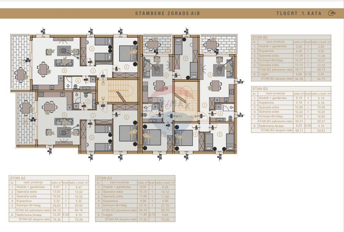 Appartamento Šijana, Pula, 61,24m2