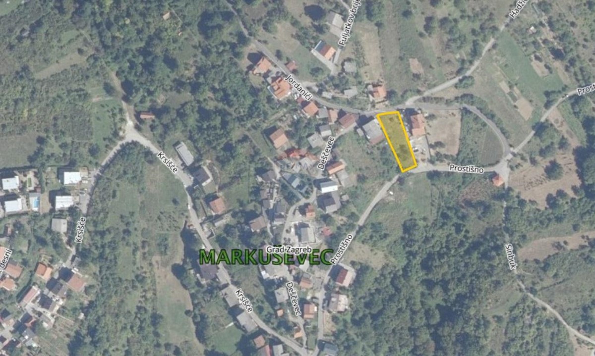 Terreno edificabile Markuševec, Podsljeme, 900m2