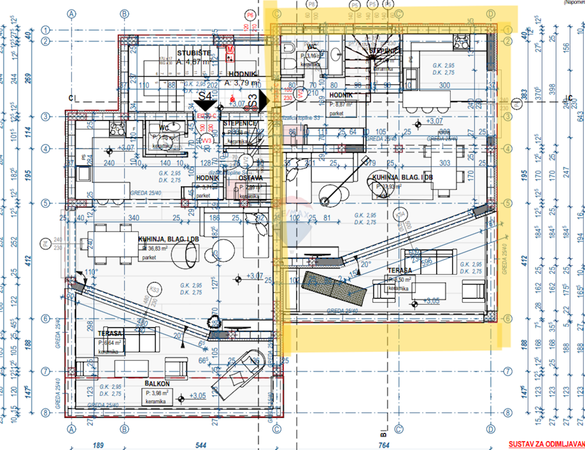 Appartamento Punat, 116,83m2