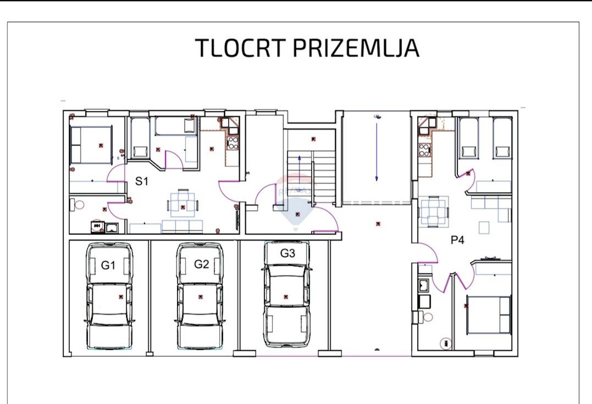 Appartamento Monvidal, Pula, 59,50m2