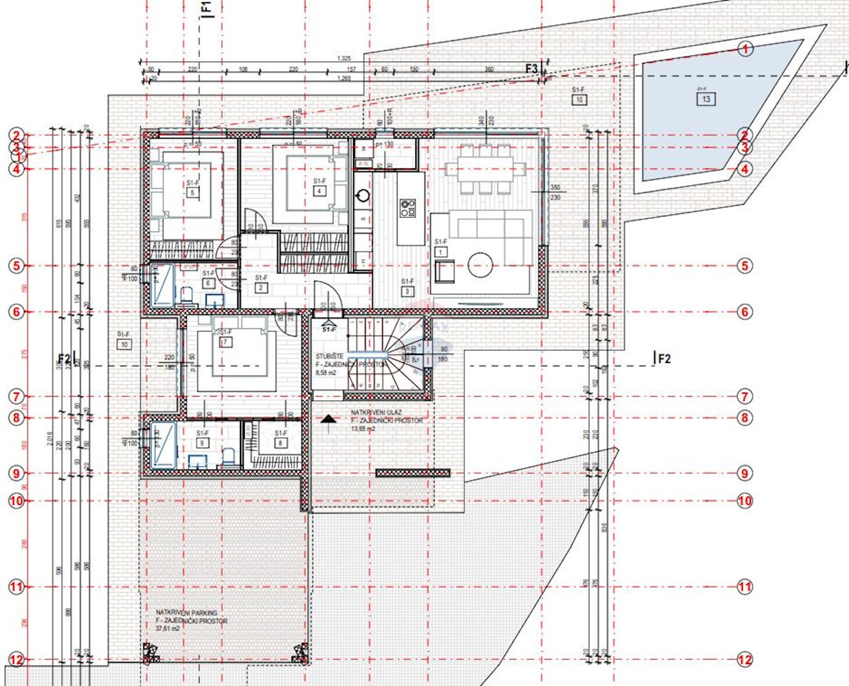 Terreno edificabile Njivice, Omišalj, 735m2