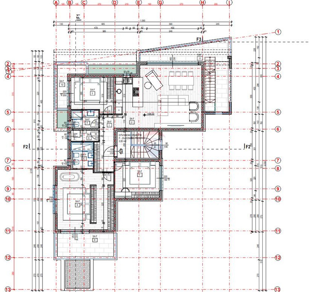 Terreno edificabile Njivice, Omišalj, 735m2