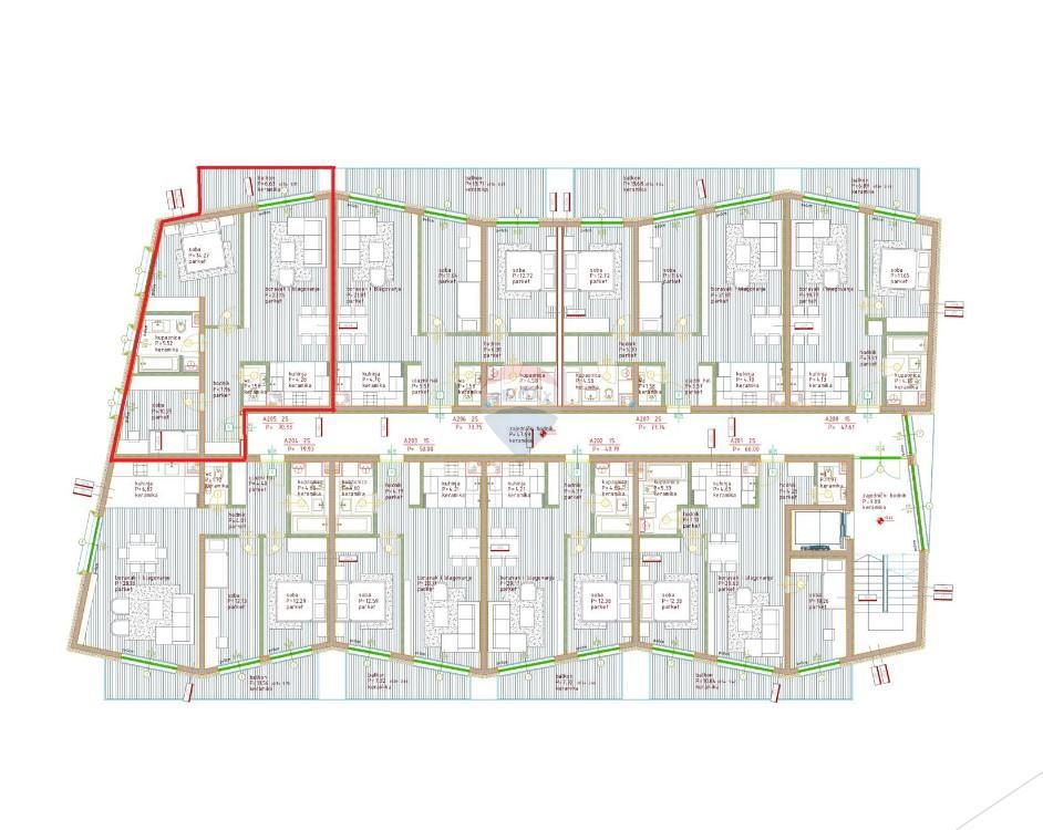 Appartamento Poreč, 73,65m2