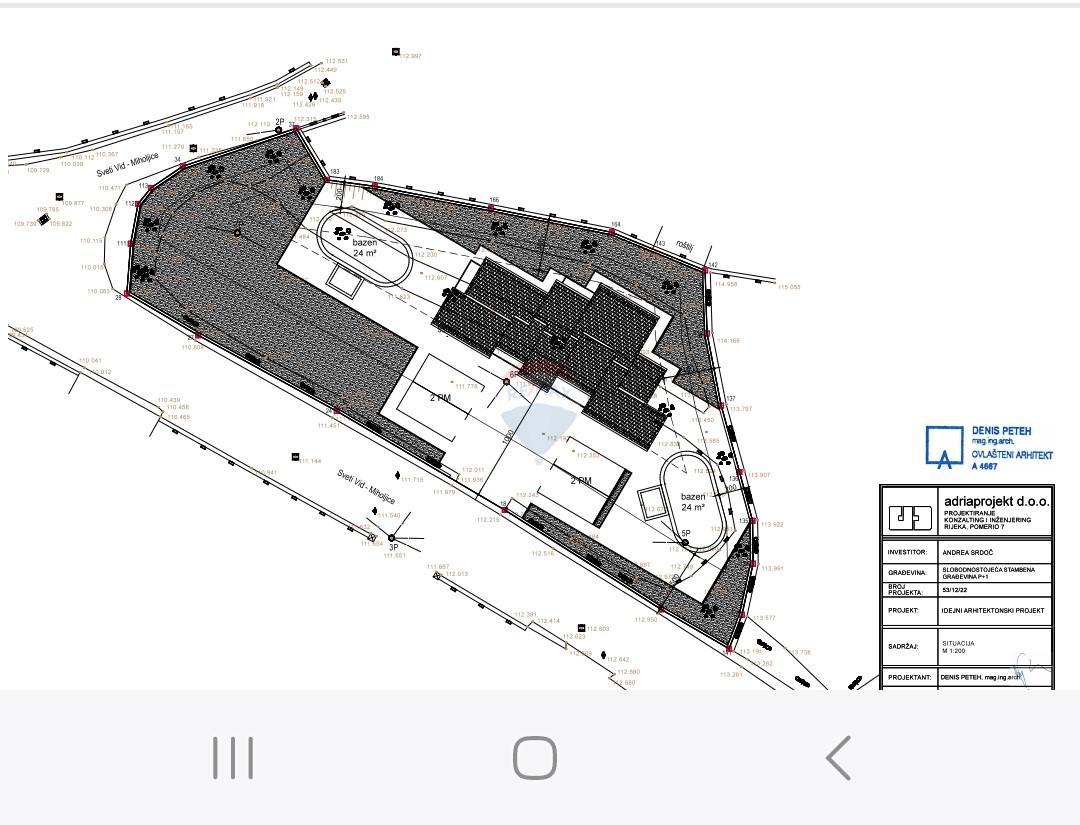 Terreno edificabile Sveti Vid-Miholjice, Malinska-Dubašnica, 980m2