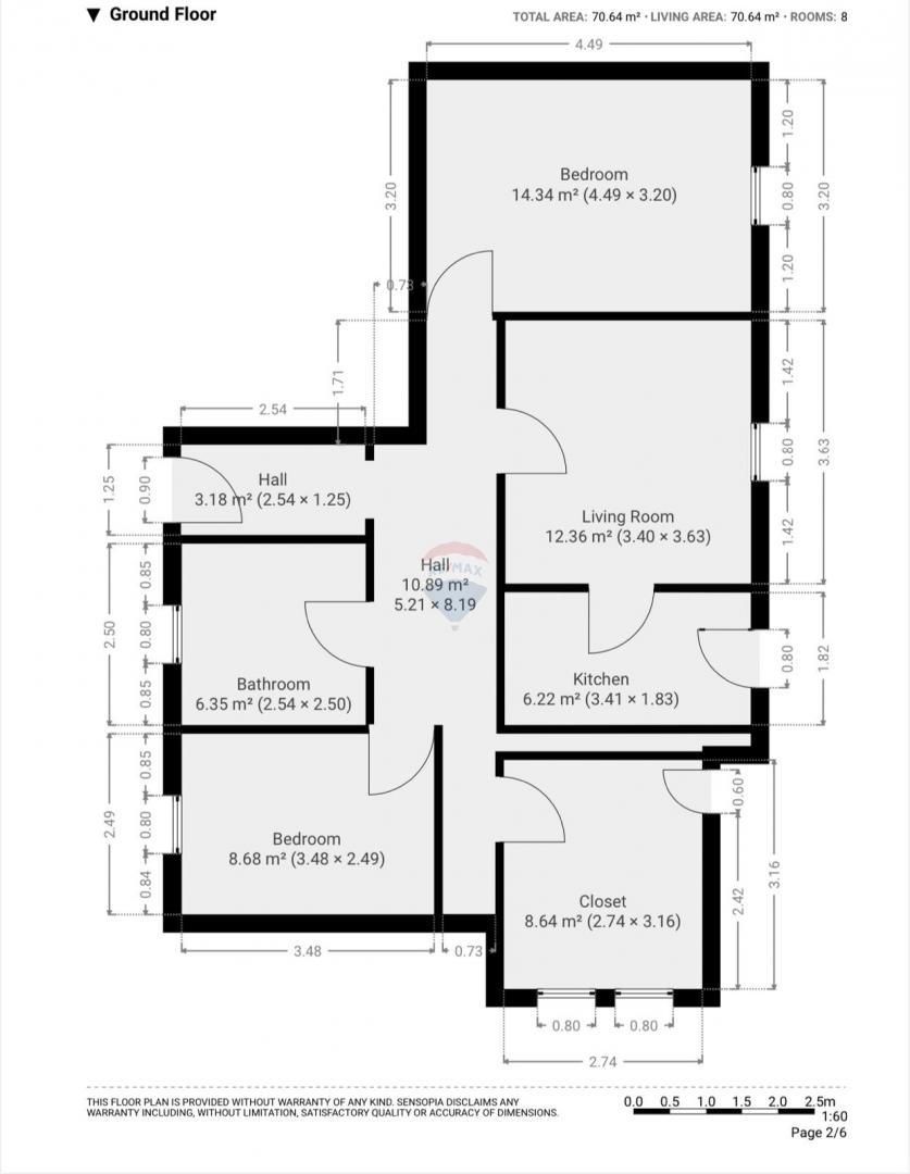 Appartamento Marinići, Viškovo, 69,30m2