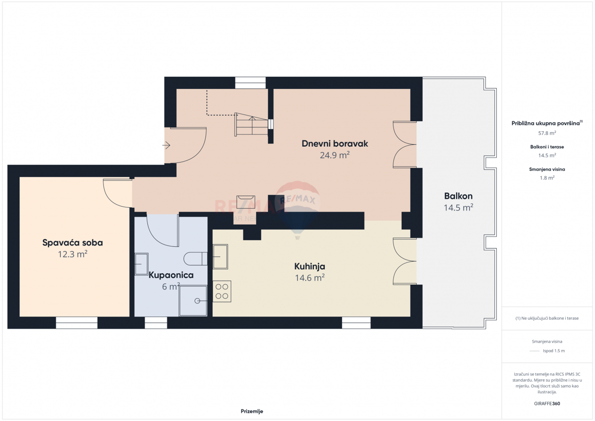 Appartamento Ližnjan, 76,16m2