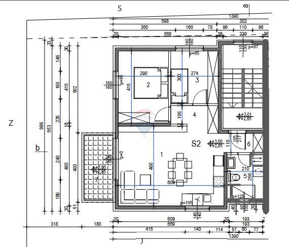 Appartamento Donja Dubrava, 65,97m2