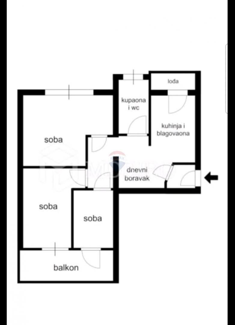 Appartamento Kosićevo, Opatija, 59m2