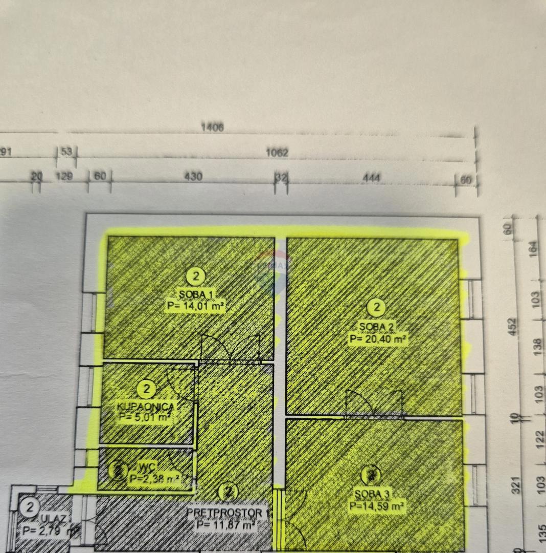 Appartamento Zamet, Rijeka, 63m2
