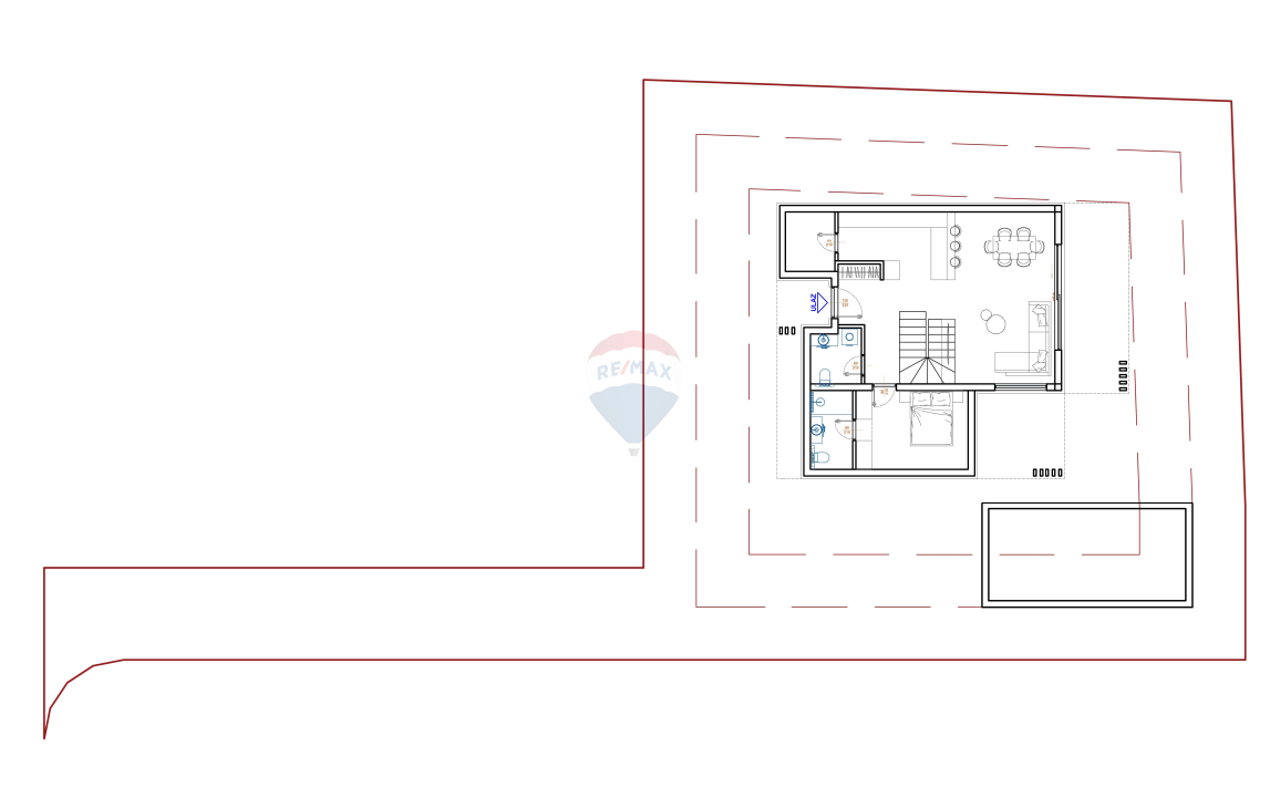 Terreno edificabile Malinska, Malinska-Dubašnica, 573m2
