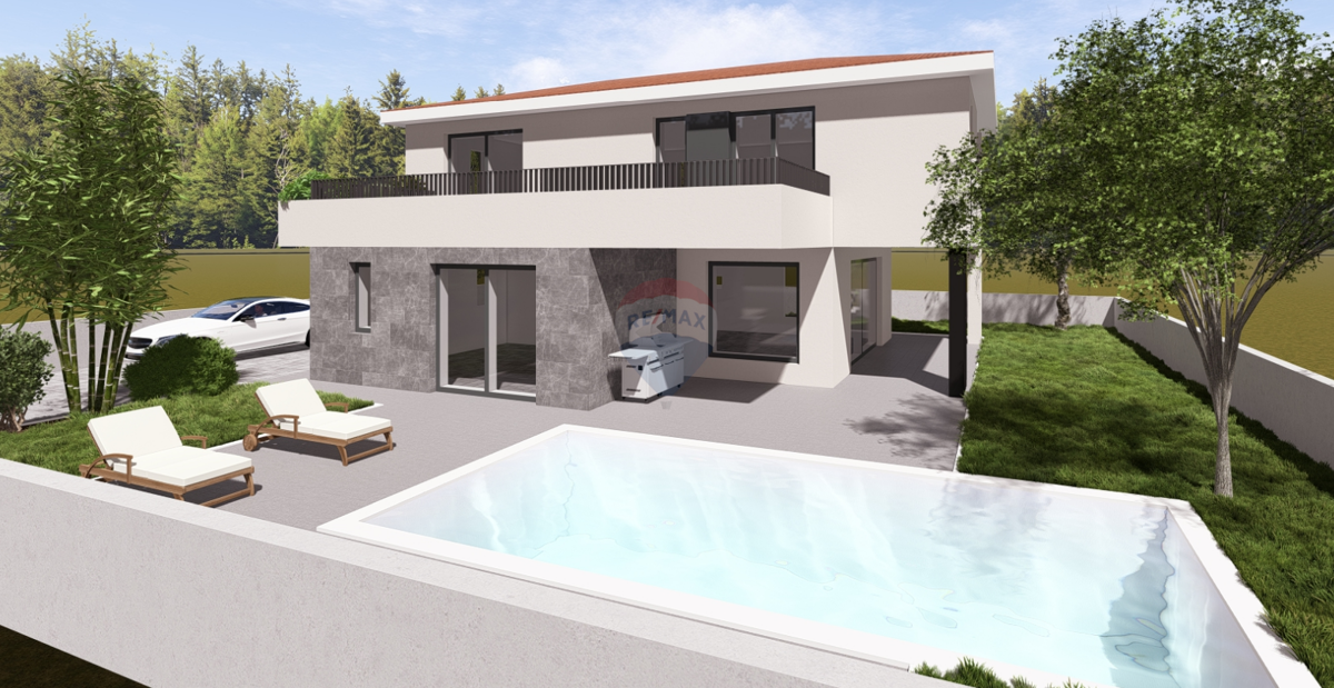 Terreno edificabile Malinska, Malinska-Dubašnica, 573m2