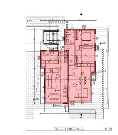 Appartamento Njivice, Omišalj, 101m2