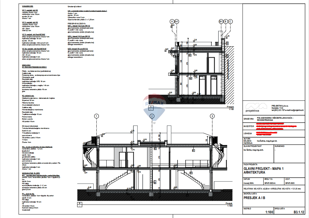 Krk, Linardići – Casa indipendente con progetto di ricostruzione