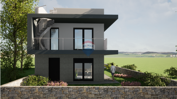 Krk, Linardići – Casa indipendente con progetto di ricostruzione