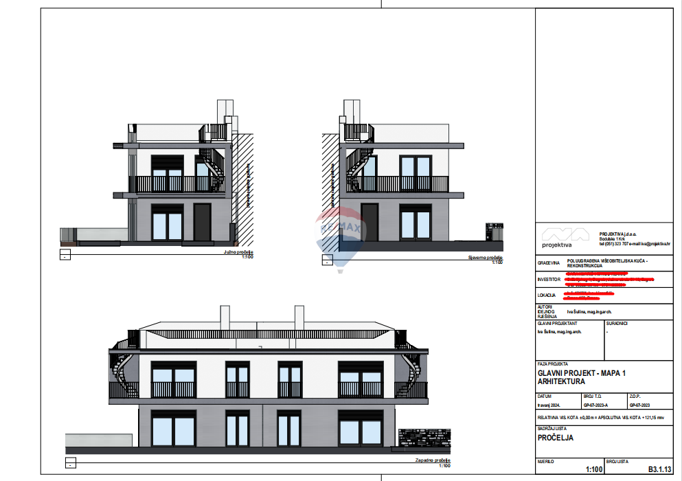 Krk, Linardići – Casa indipendente con progetto di ricostruzione