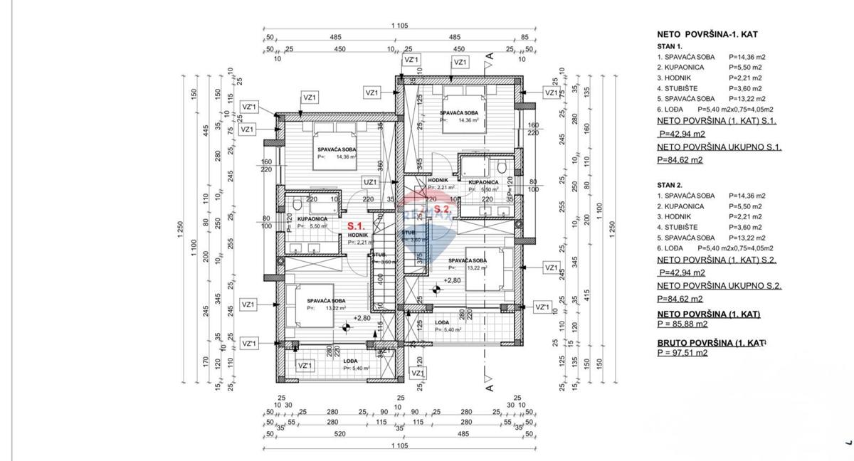 Appartamento Dramalj, Crikvenica, 85m2