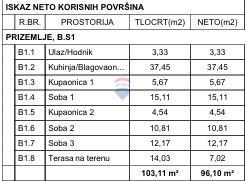 Appartamento Vrbnik, 97m2