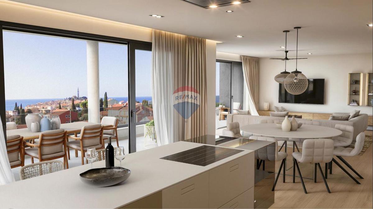 Istria, Rovigno – Attico esclusivo con vista mare irripetibile
