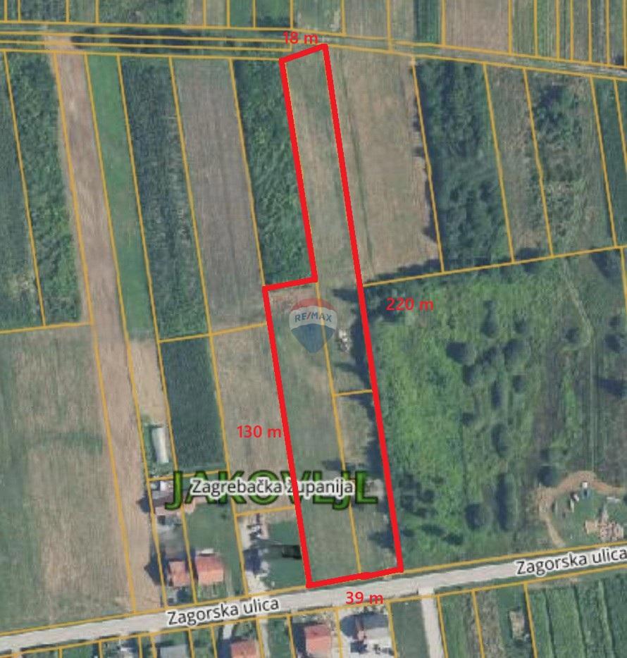 Terreno edificabile Jakovlje, 6.725m2