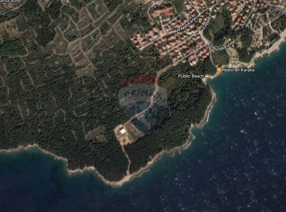 Terreno edificabile Krk, 2.500m2