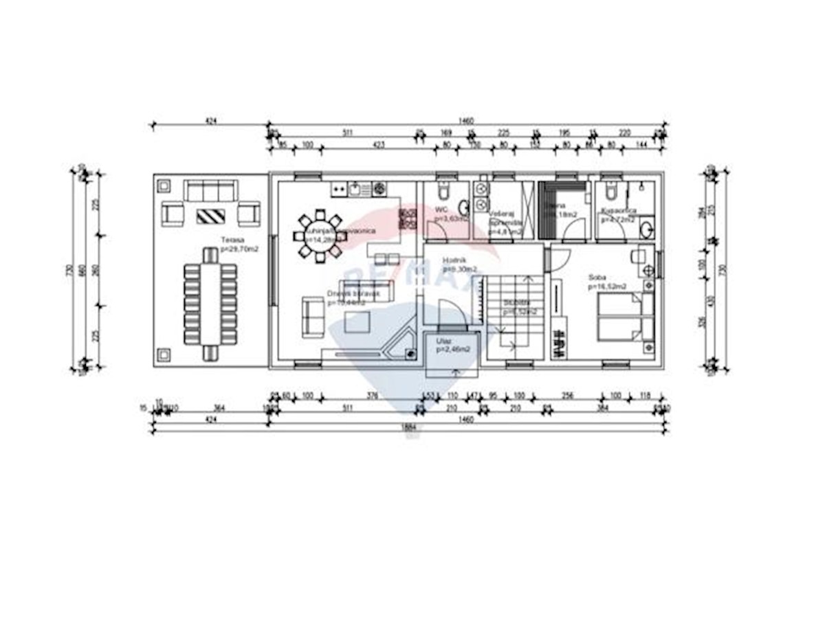 Terreno edificabile Grandići, Barban, 784m2