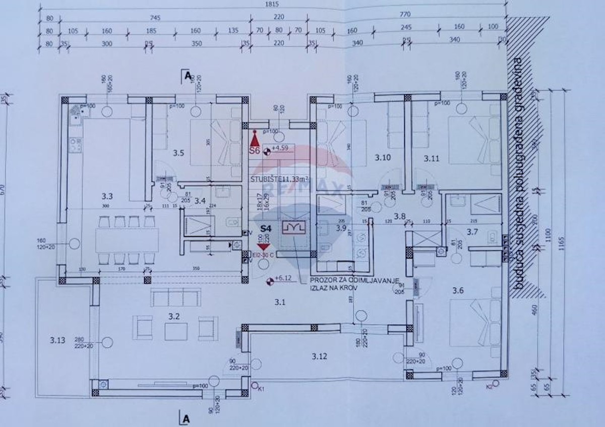 Appartamento Štinjan, Pula, 169,28m2