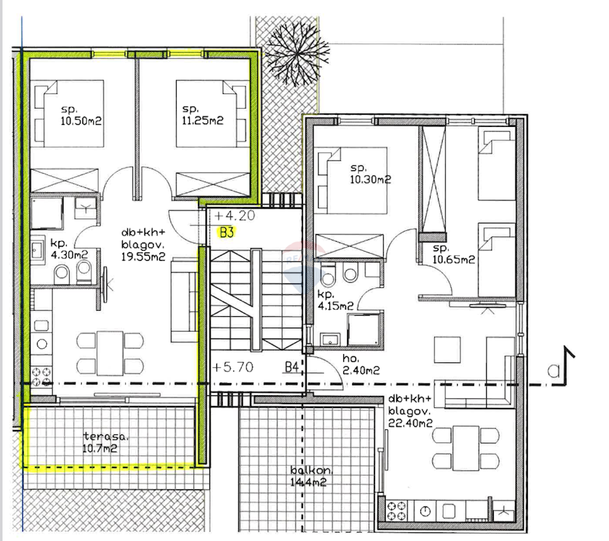 Appartamento Lovrečica, Umag, 45,60m2