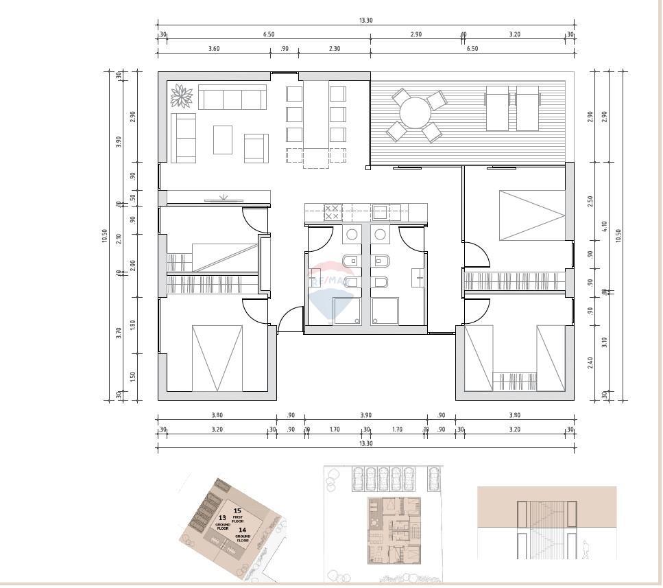 Appartamento Dajla, Novigrad, 108,20m2