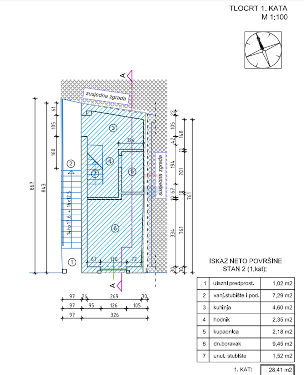 Appartamento Rovinj, 50m2