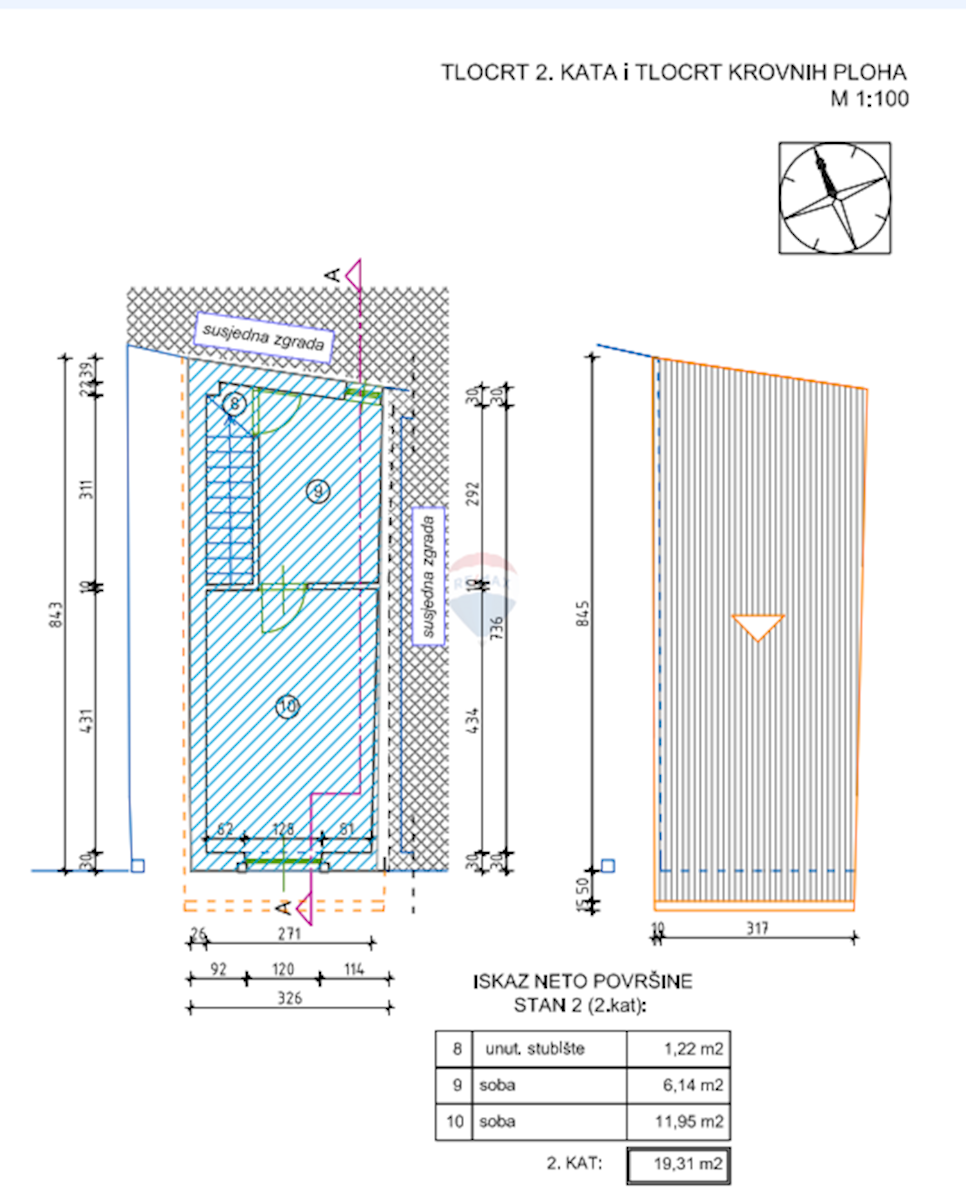 Appartamento Rovinj, 50m2