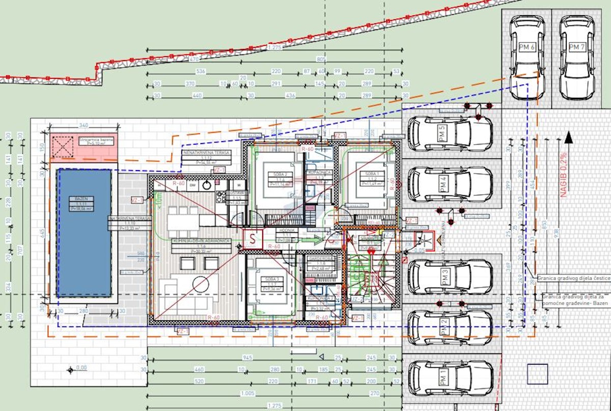 Terreno edificabile Njivice, Omišalj, 672m2