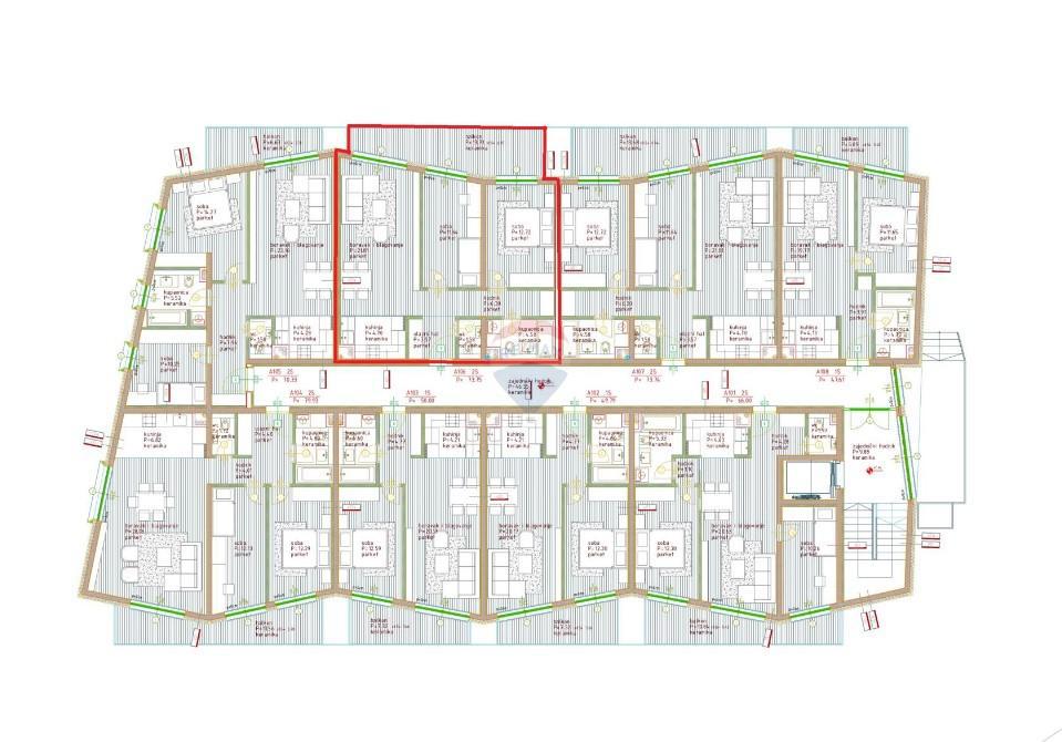 Appartamento Poreč, 80,61m2