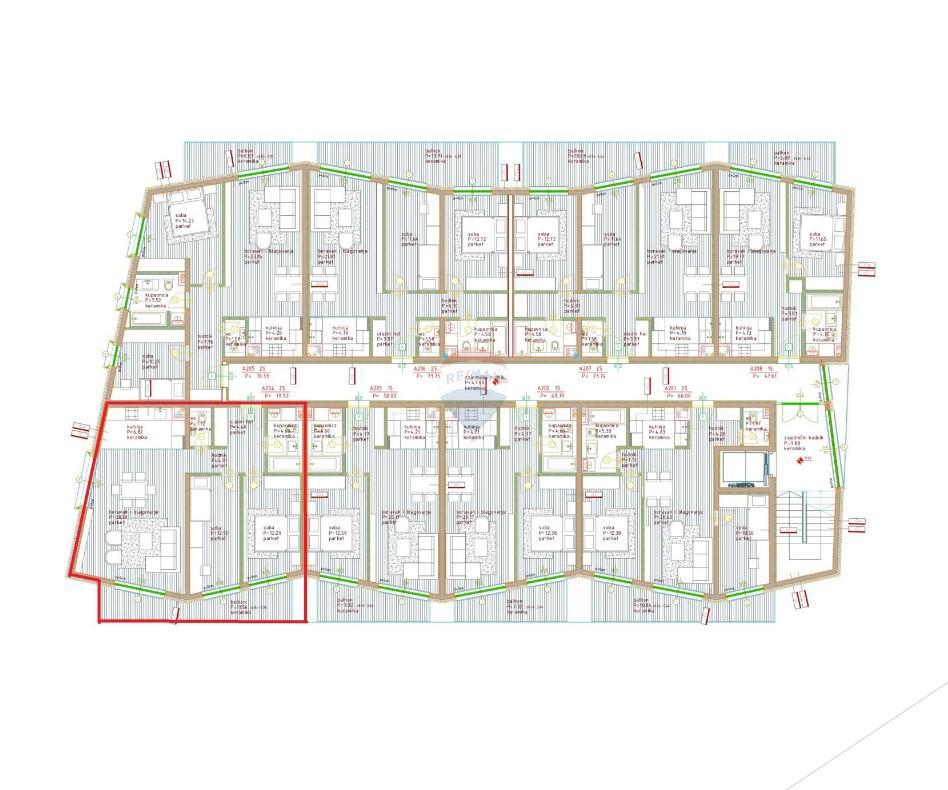 Appartamento Poreč, 85,71m2