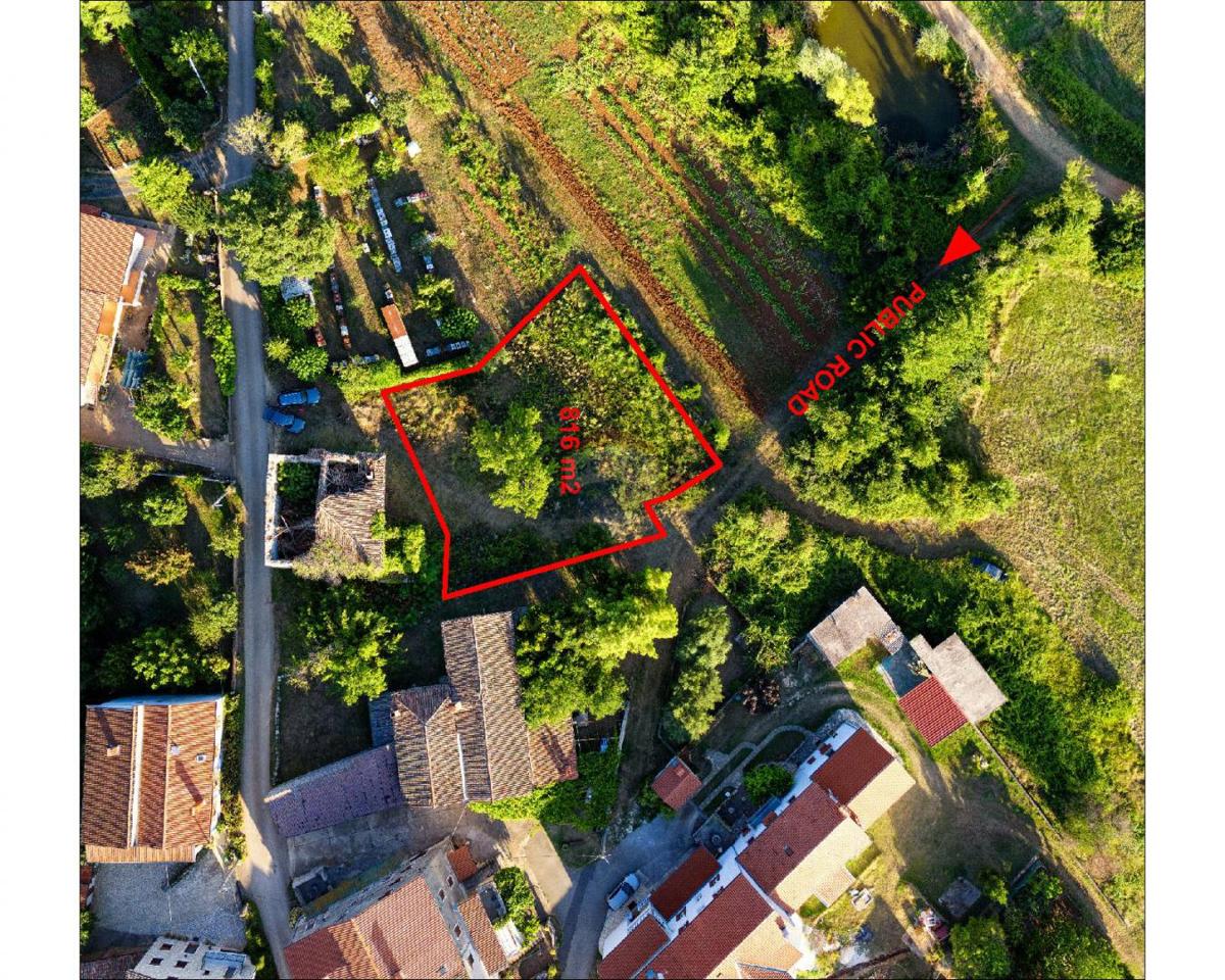 Terreno edificabile Markovići, Vižinada, 816m2