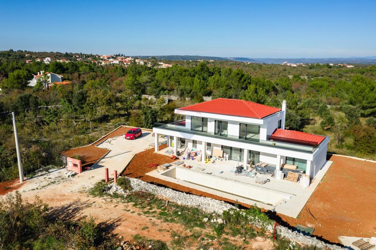 Istria, Rakalj – Villa di design con vista panoramica sul mare