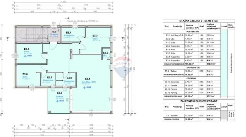 Appartamento Rešetari, Kastav, 117,30m2