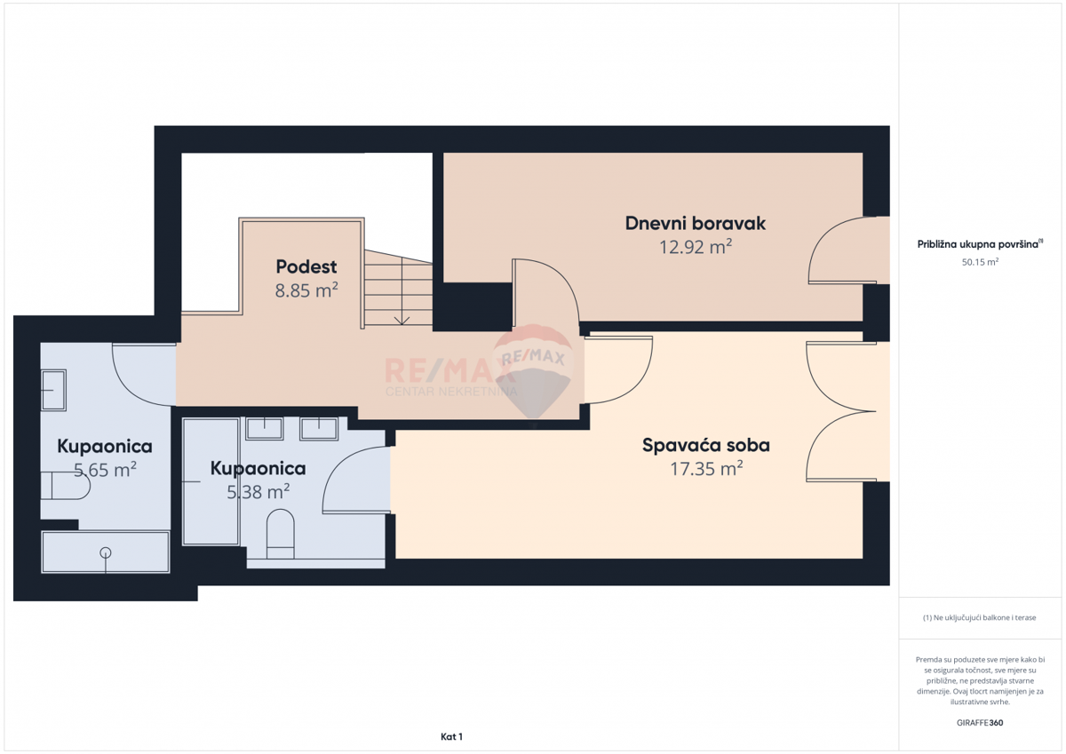 Appartamento Donji grad, Donji Grad, 130m2