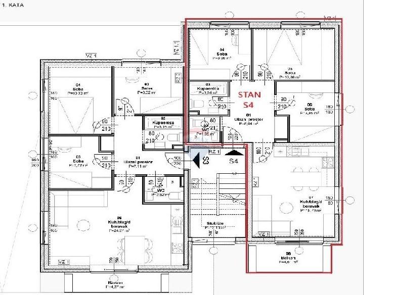 Appartamento Oporovec, Gornja Dubrava, 94,40m2
