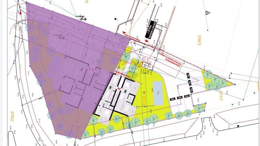 Terreno edificabile Petrovija, Umag, 1.814m2