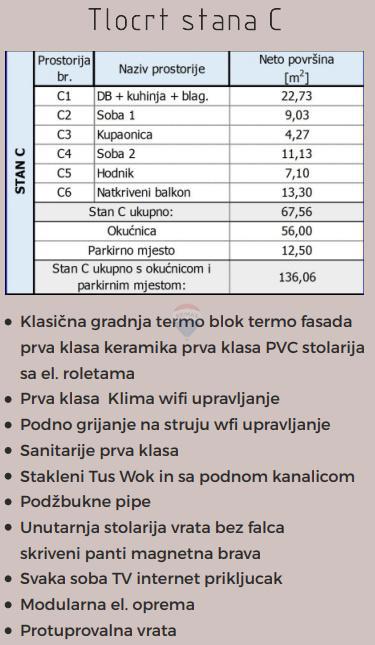 Appartamento Omišalj, 67m2