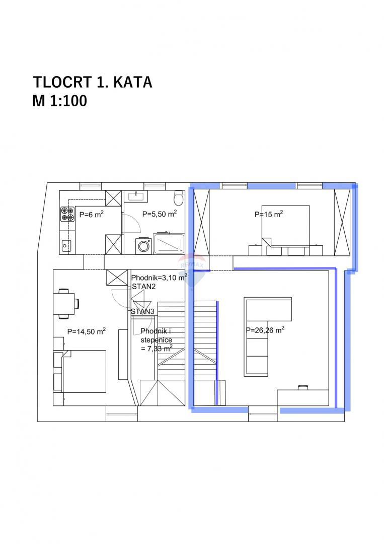 Casa Novigrad, 135m2