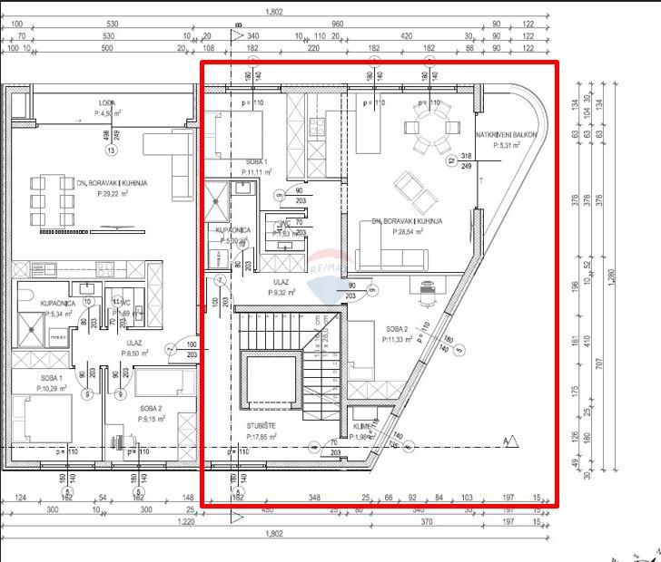 Appartamento Tar, Tar-Vabriga, 69,59m2