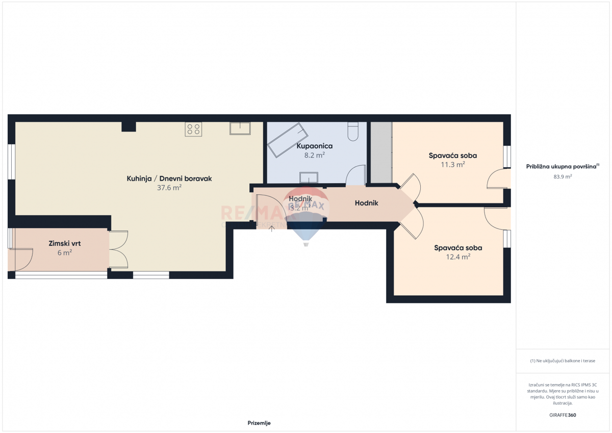 Novi Vinodolski – Appartamento con due camere da letto vicino al porto turistico