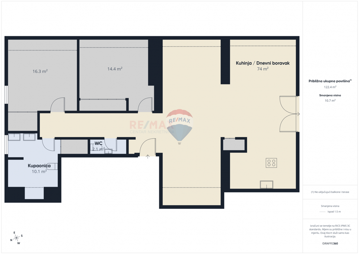 Appartamento Rakovac, Karlovac, 135.000m2