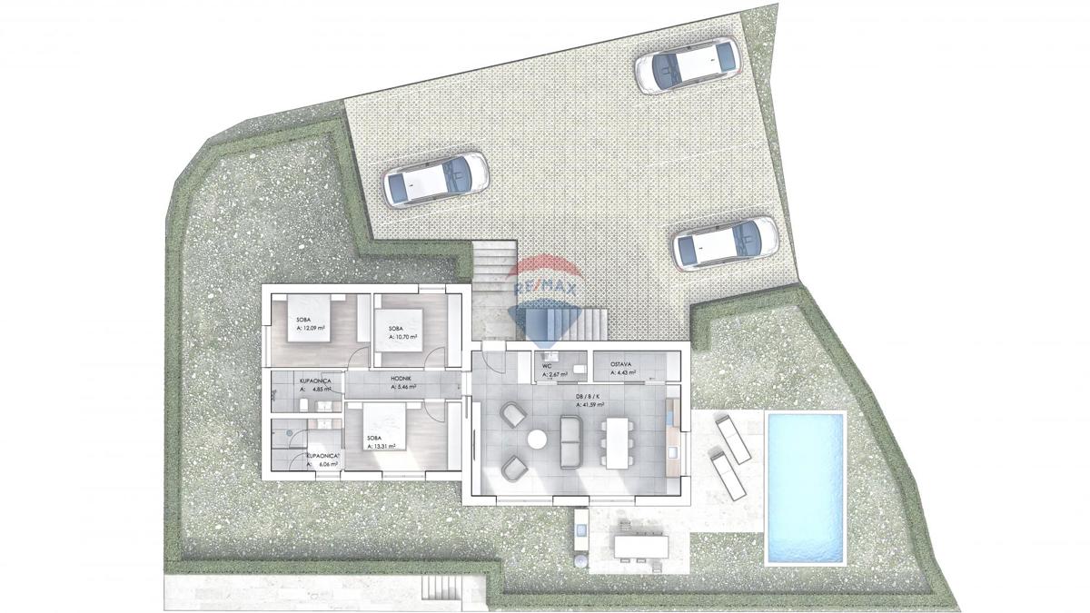 Terreno edificabile Krk, 609,59m2