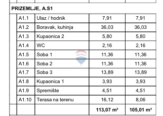Appartamento Vrbnik, 101m2
