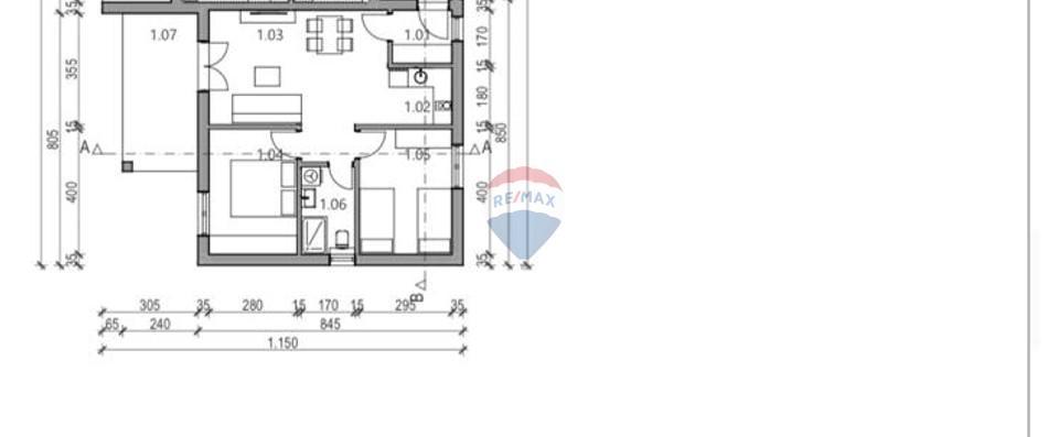 Appartamento Tar, Tar-Vabriga, 63m2