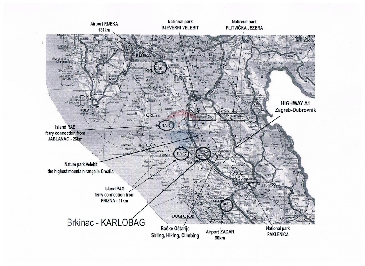 Terreno edificabile Karlobag, 31.220m2